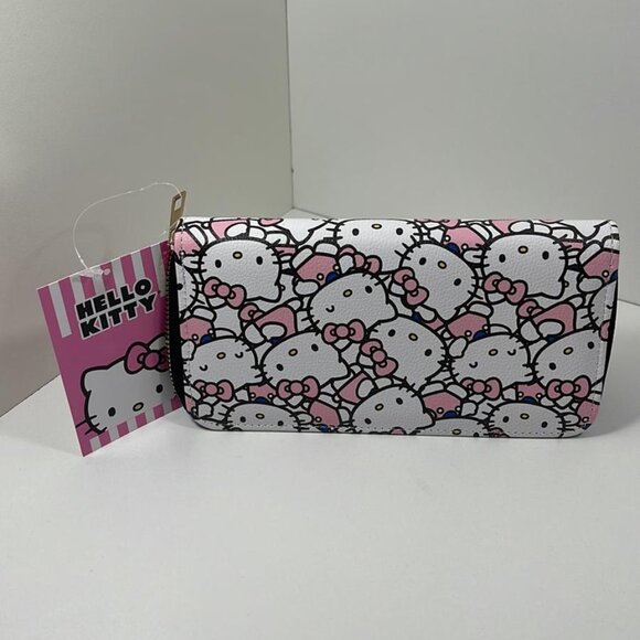 Hello Kitty Handbags - Hello Kitty Zip Around PU DELUX Wallet